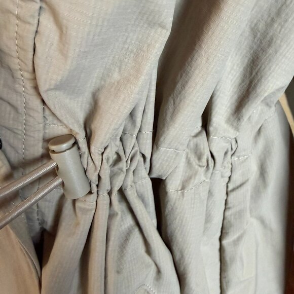 NWT Womens All In Motion Tan Trenchcoat Raincoat, Size XXL - Picture 5 of 9